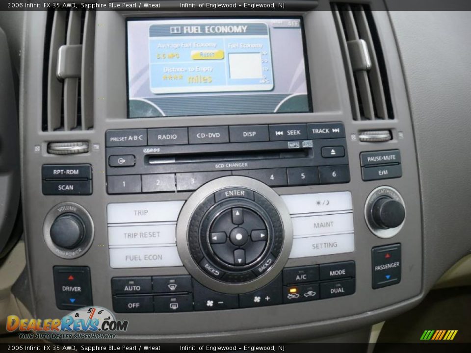 2006 Infiniti FX 35 AWD Sapphire Blue Pearl / Wheat Photo #18