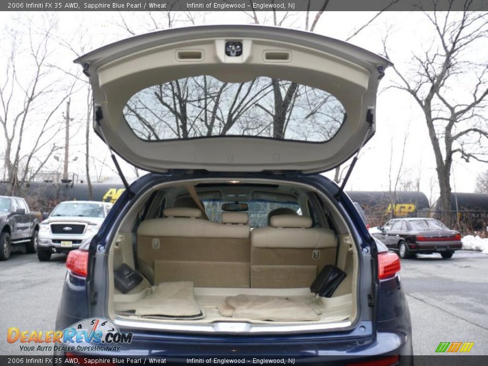 2006 Infiniti FX 35 AWD Sapphire Blue Pearl / Wheat Photo #21