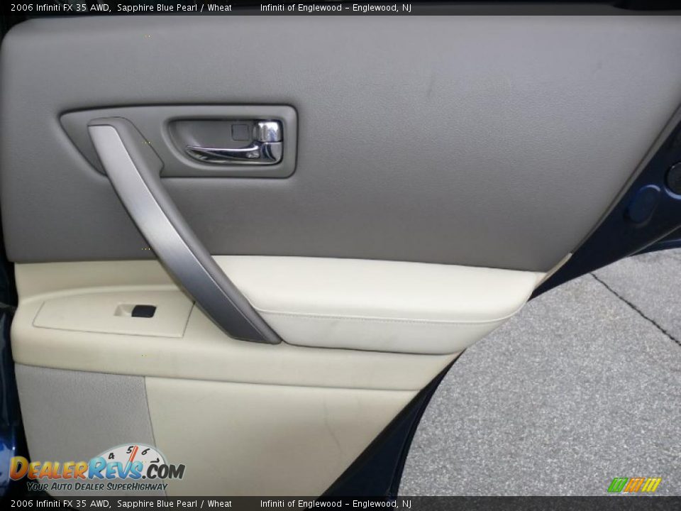 2006 Infiniti FX 35 AWD Sapphire Blue Pearl / Wheat Photo #22