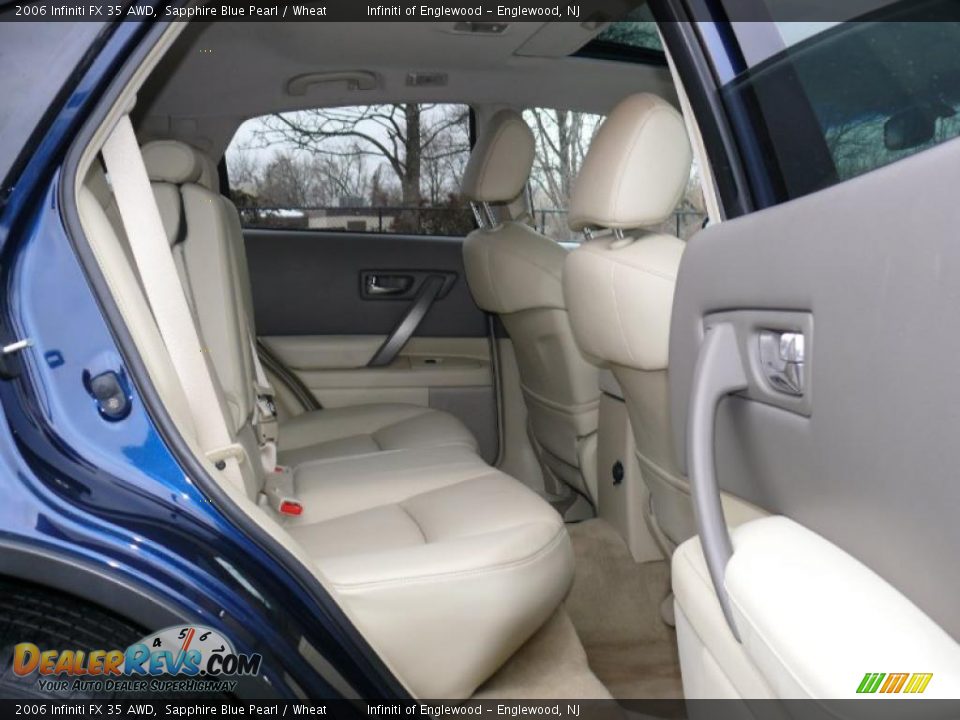 2006 Infiniti FX 35 AWD Sapphire Blue Pearl / Wheat Photo #23