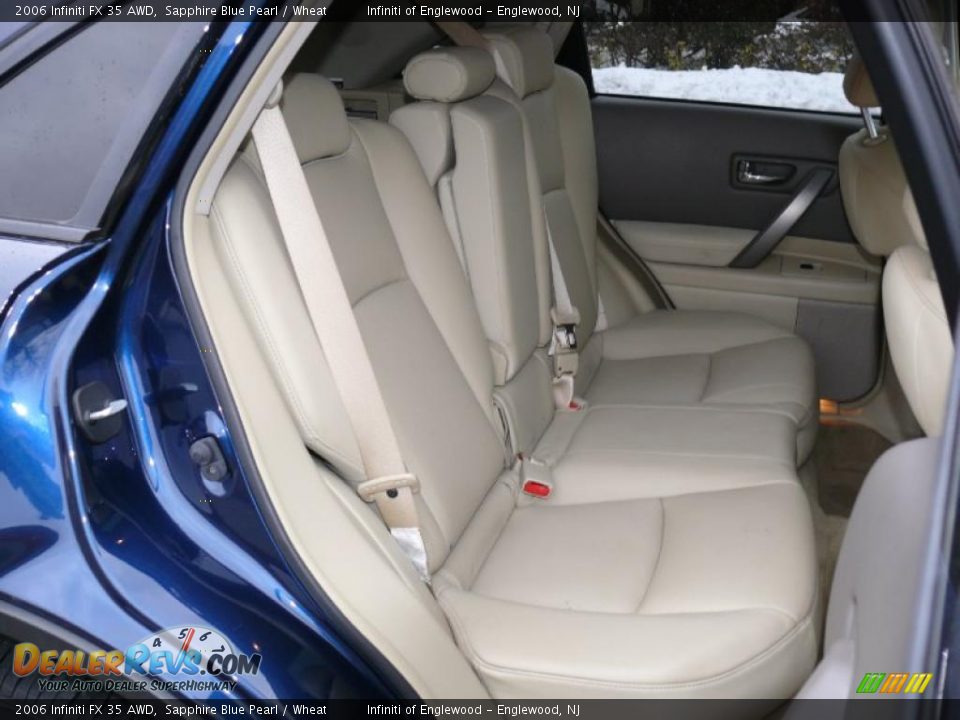2006 Infiniti FX 35 AWD Sapphire Blue Pearl / Wheat Photo #24