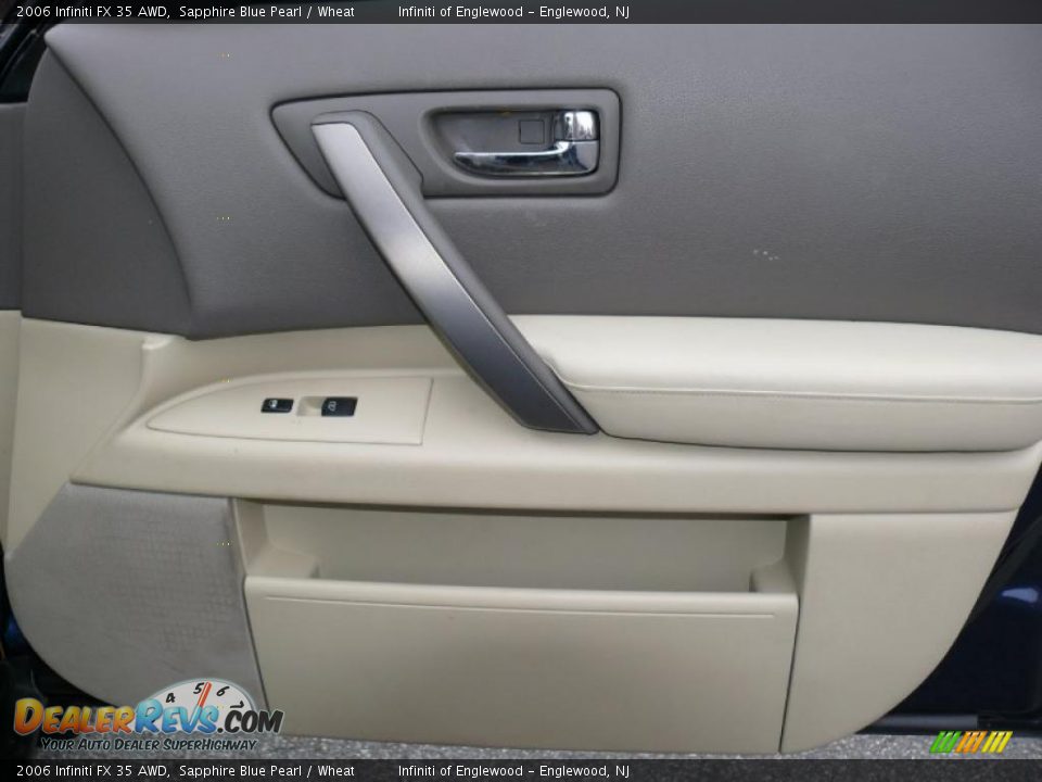 2006 Infiniti FX 35 AWD Sapphire Blue Pearl / Wheat Photo #26