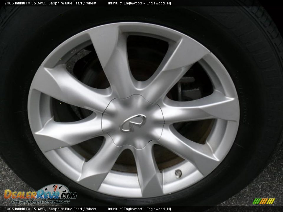 2006 Infiniti FX 35 AWD Sapphire Blue Pearl / Wheat Photo #29