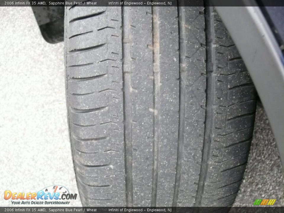 2006 Infiniti FX 35 AWD Sapphire Blue Pearl / Wheat Photo #30