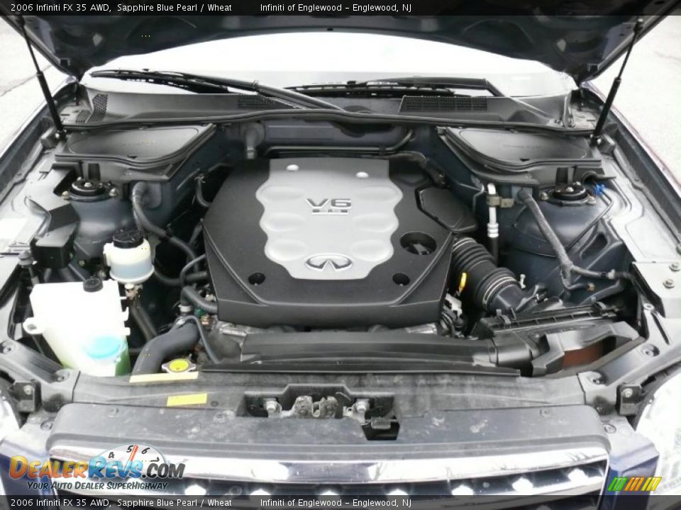 2006 Infiniti FX 35 AWD Sapphire Blue Pearl / Wheat Photo #31