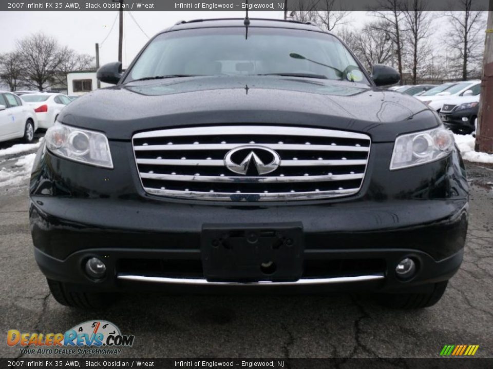 2007 Infiniti FX 35 AWD Black Obsidian / Wheat Photo #2