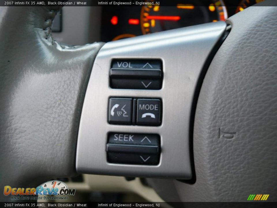 2007 Infiniti FX 35 AWD Black Obsidian / Wheat Photo #15