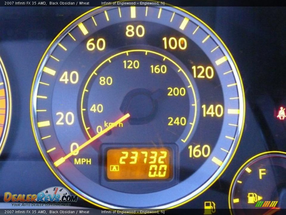 2007 Infiniti FX 35 AWD Black Obsidian / Wheat Photo #17