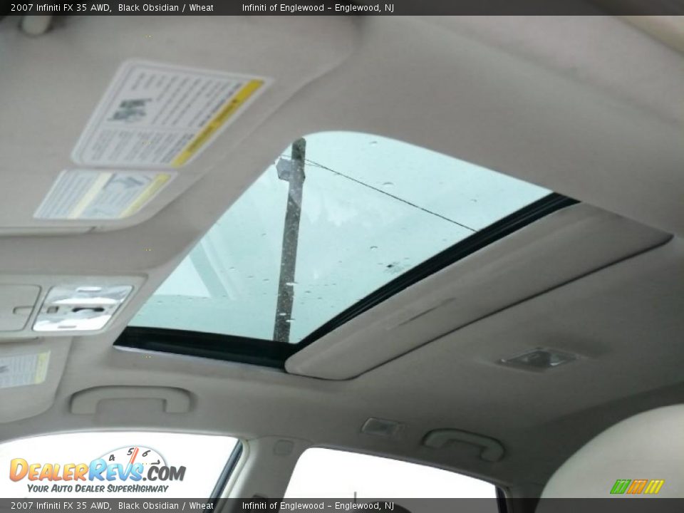 2007 Infiniti FX 35 AWD Black Obsidian / Wheat Photo #20
