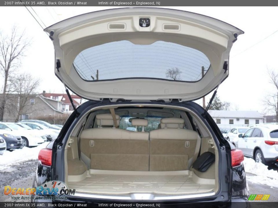 2007 Infiniti FX 35 AWD Black Obsidian / Wheat Photo #21