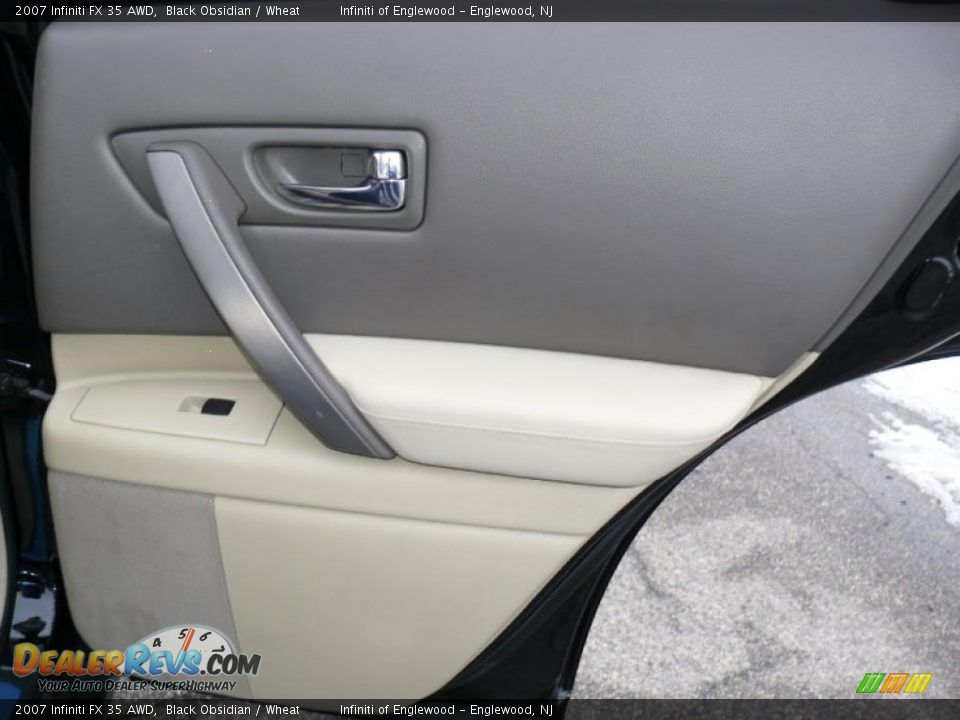 2007 Infiniti FX 35 AWD Black Obsidian / Wheat Photo #22