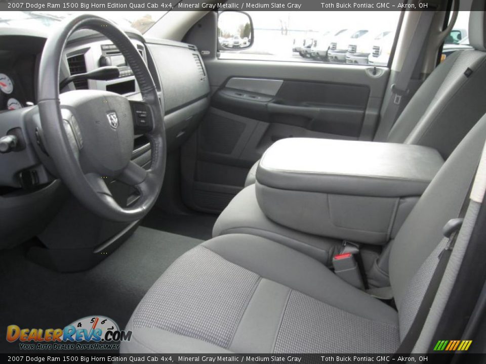 2007 Dodge Ram 1500 Big Horn Edition Quad Cab 4x4 Mineral Gray Metallic / Medium Slate Gray Photo #7