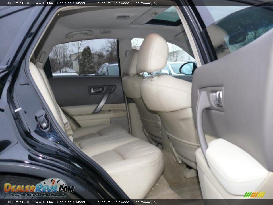 2007 Infiniti FX 35 AWD Black Obsidian / Wheat Photo #23