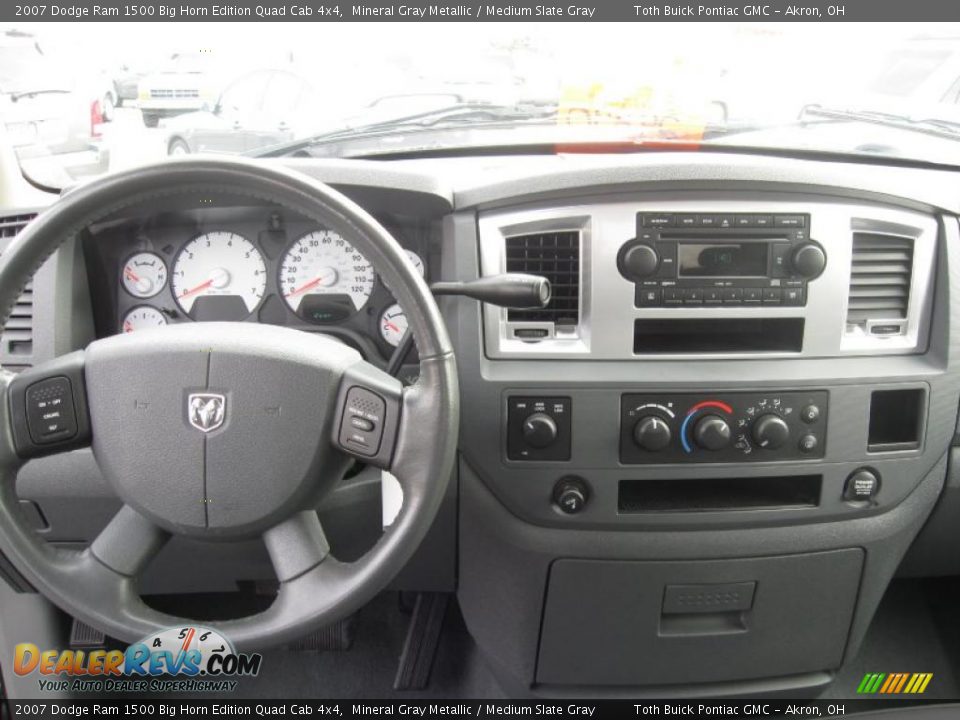 2007 Dodge Ram 1500 Big Horn Edition Quad Cab 4x4 Mineral Gray Metallic / Medium Slate Gray Photo #9