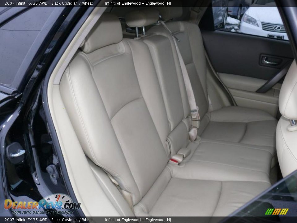 2007 Infiniti FX 35 AWD Black Obsidian / Wheat Photo #24