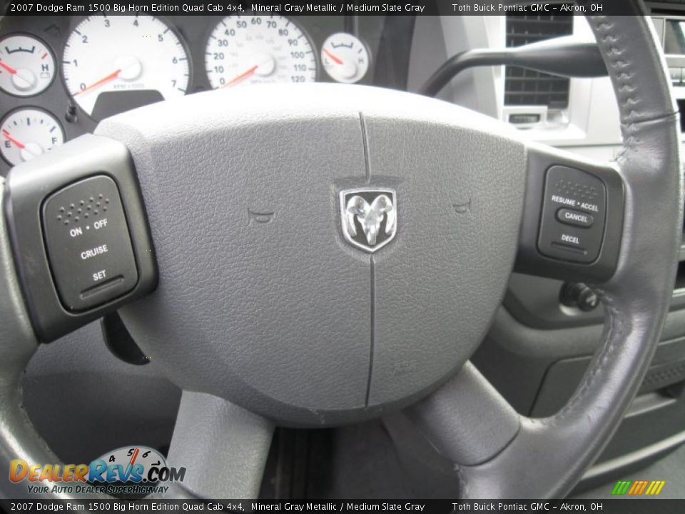 2007 Dodge Ram 1500 Big Horn Edition Quad Cab 4x4 Mineral Gray Metallic / Medium Slate Gray Photo #10