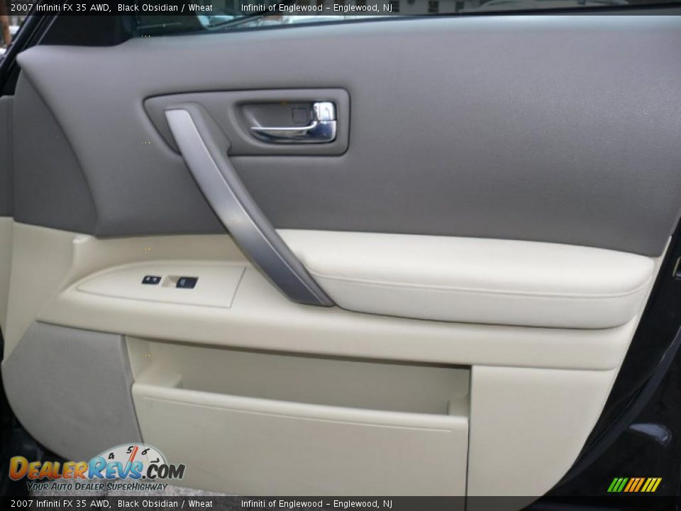 2007 Infiniti FX 35 AWD Black Obsidian / Wheat Photo #26