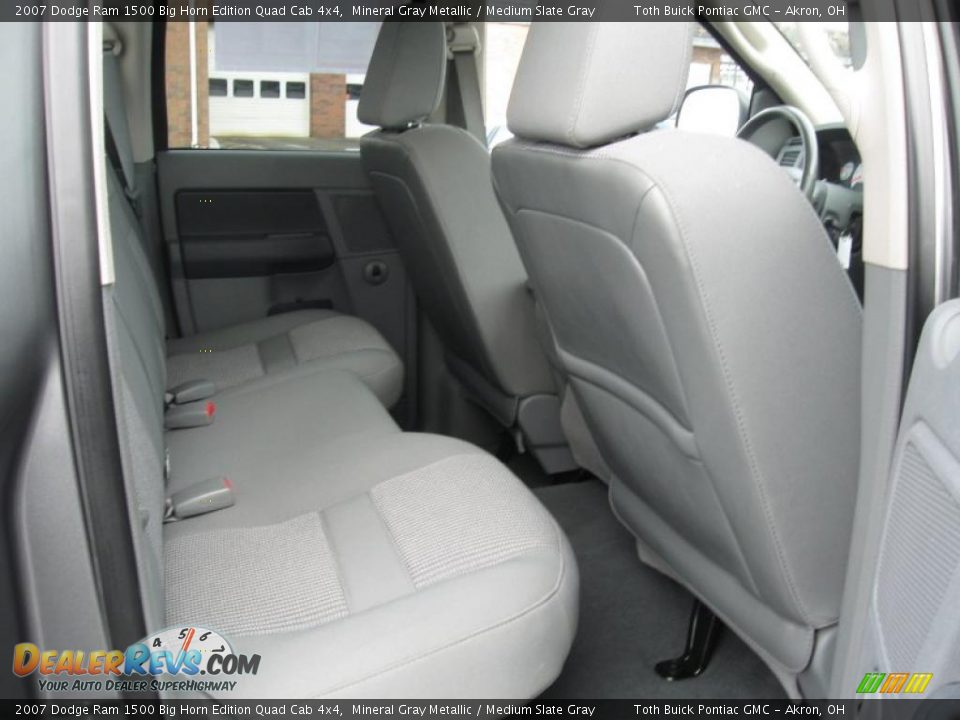 2007 Dodge Ram 1500 Big Horn Edition Quad Cab 4x4 Mineral Gray Metallic / Medium Slate Gray Photo #16