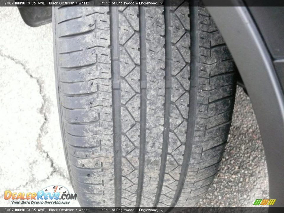 2007 Infiniti FX 35 AWD Black Obsidian / Wheat Photo #30