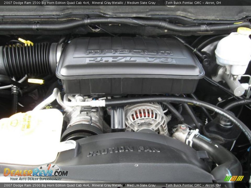 2007 Dodge Ram 1500 Big Horn Edition Quad Cab 4x4 Mineral Gray Metallic / Medium Slate Gray Photo #18
