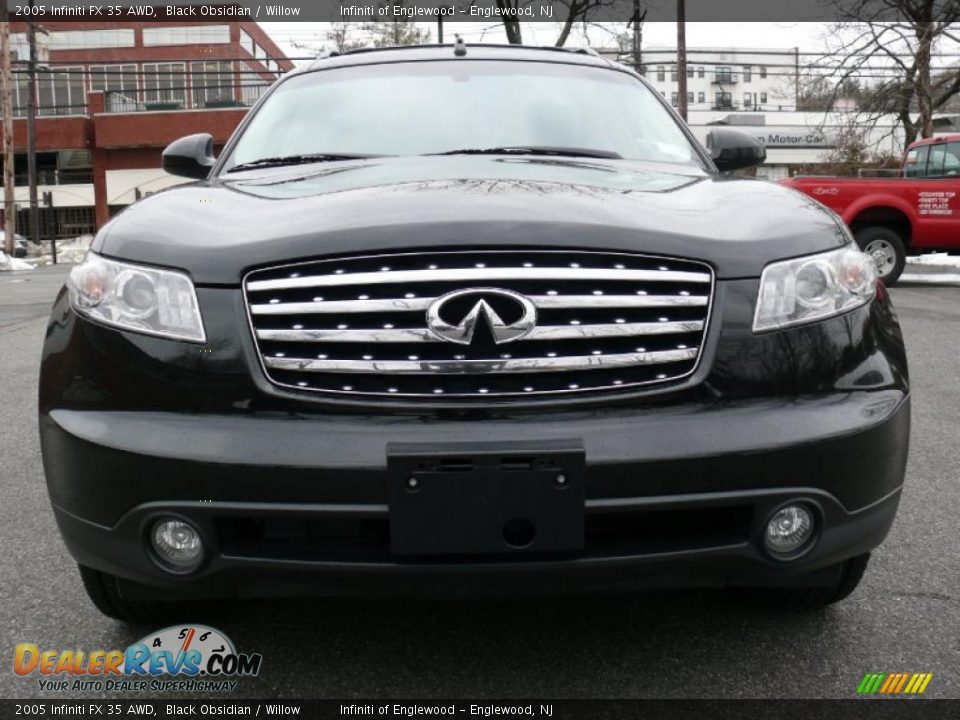 2005 Infiniti FX 35 AWD Black Obsidian / Willow Photo #2