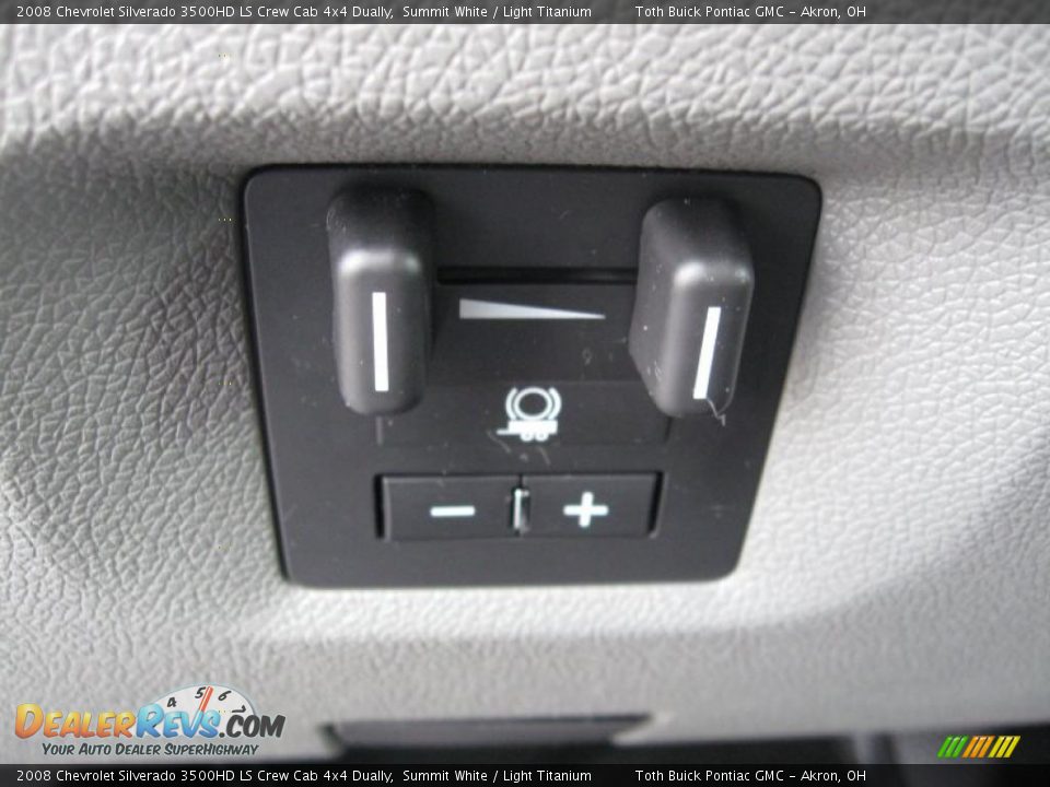2008 Chevrolet Silverado 3500HD LS Crew Cab 4x4 Dually Summit White / Light Titanium Photo #11