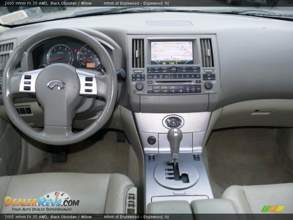 2005 Infiniti FX 35 AWD Black Obsidian / Willow Photo #13
