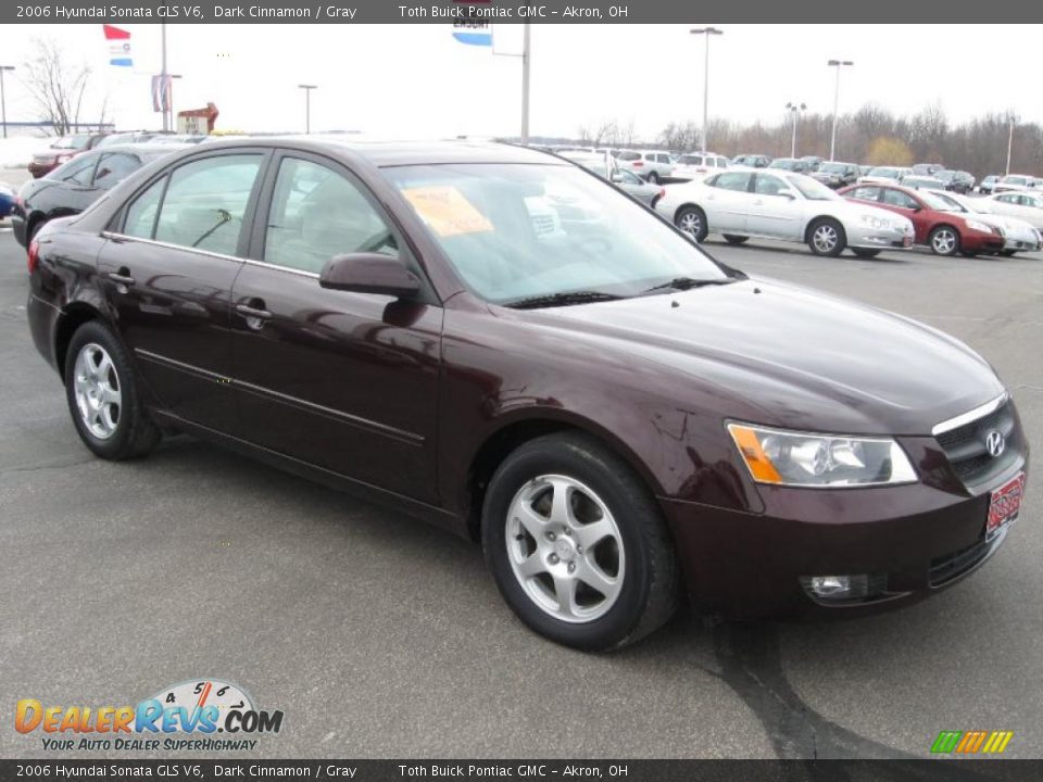 2006 Hyundai Sonata GLS V6 Dark Cinnamon / Gray Photo #1