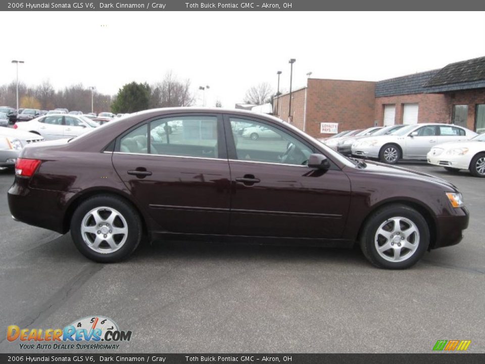 2006 Hyundai Sonata GLS V6 Dark Cinnamon / Gray Photo #2