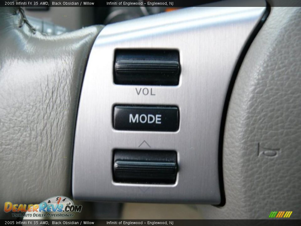 2005 Infiniti FX 35 AWD Black Obsidian / Willow Photo #15