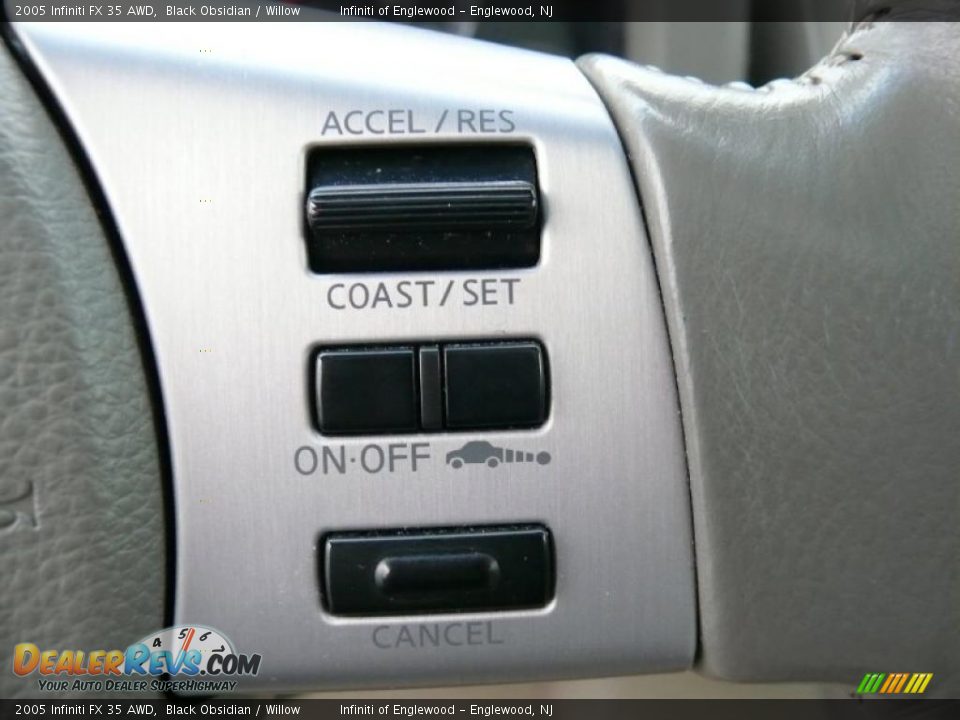 2005 Infiniti FX 35 AWD Black Obsidian / Willow Photo #16