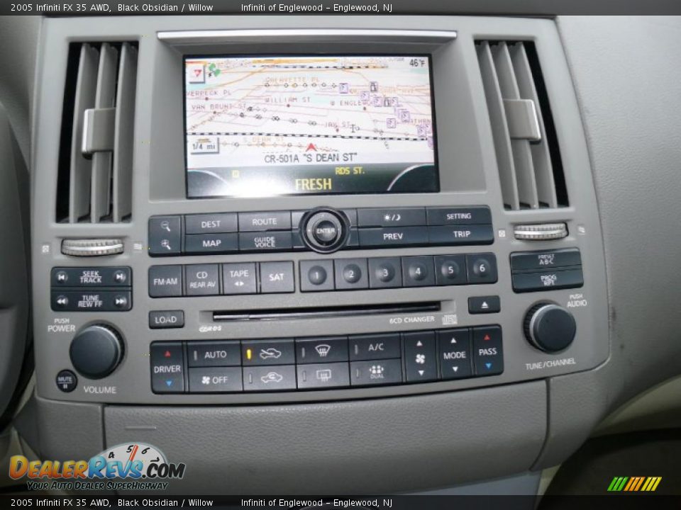 2005 Infiniti FX 35 AWD Black Obsidian / Willow Photo #18
