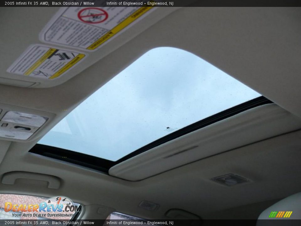 2005 Infiniti FX 35 AWD Black Obsidian / Willow Photo #20