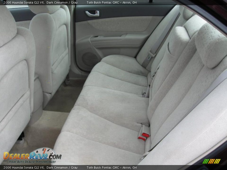 2006 Hyundai Sonata GLS V6 Dark Cinnamon / Gray Photo #8
