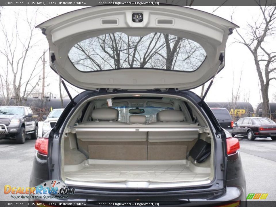 2005 Infiniti FX 35 AWD Black Obsidian / Willow Photo #21