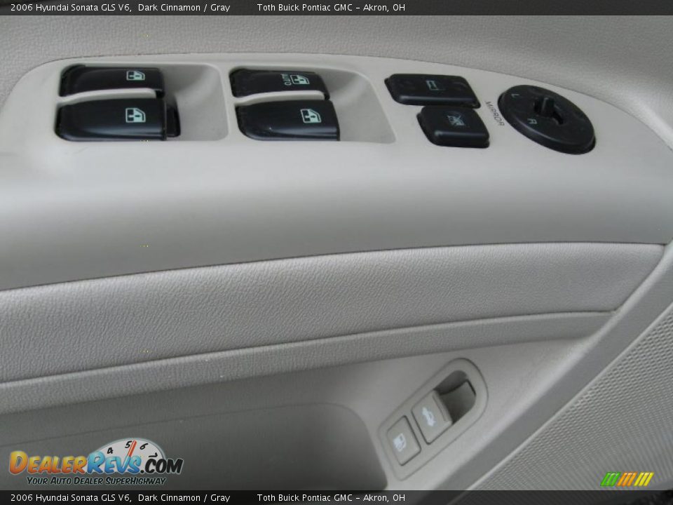 2006 Hyundai Sonata GLS V6 Dark Cinnamon / Gray Photo #10