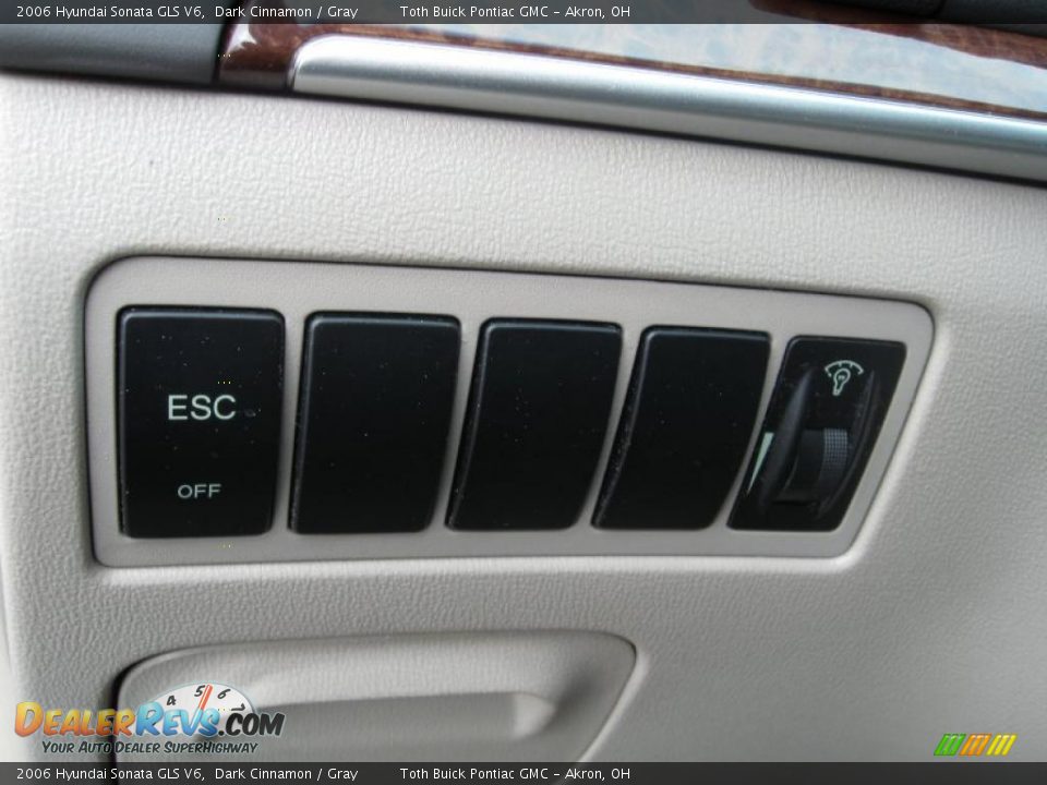 2006 Hyundai Sonata GLS V6 Dark Cinnamon / Gray Photo #11