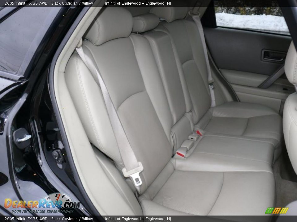 2005 Infiniti FX 35 AWD Black Obsidian / Willow Photo #24