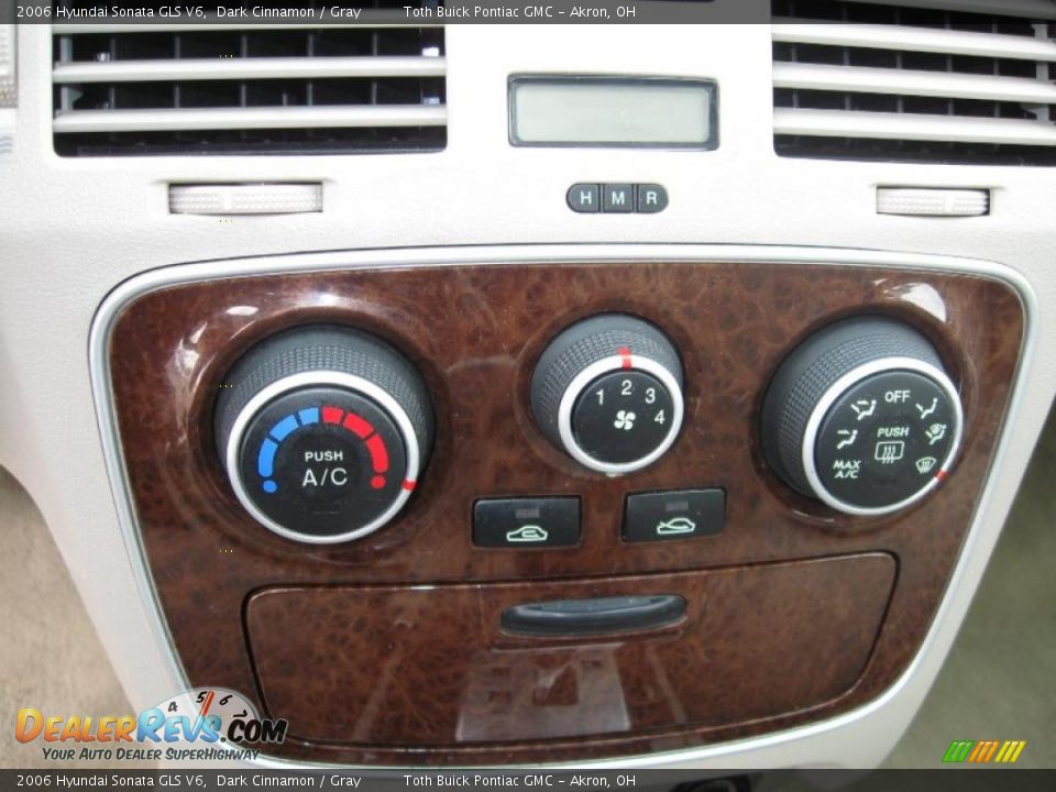 2006 Hyundai Sonata GLS V6 Dark Cinnamon / Gray Photo #14