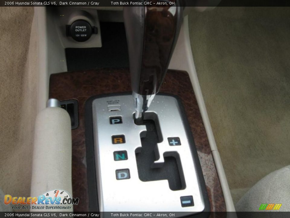 2006 Hyundai Sonata GLS V6 Dark Cinnamon / Gray Photo #15