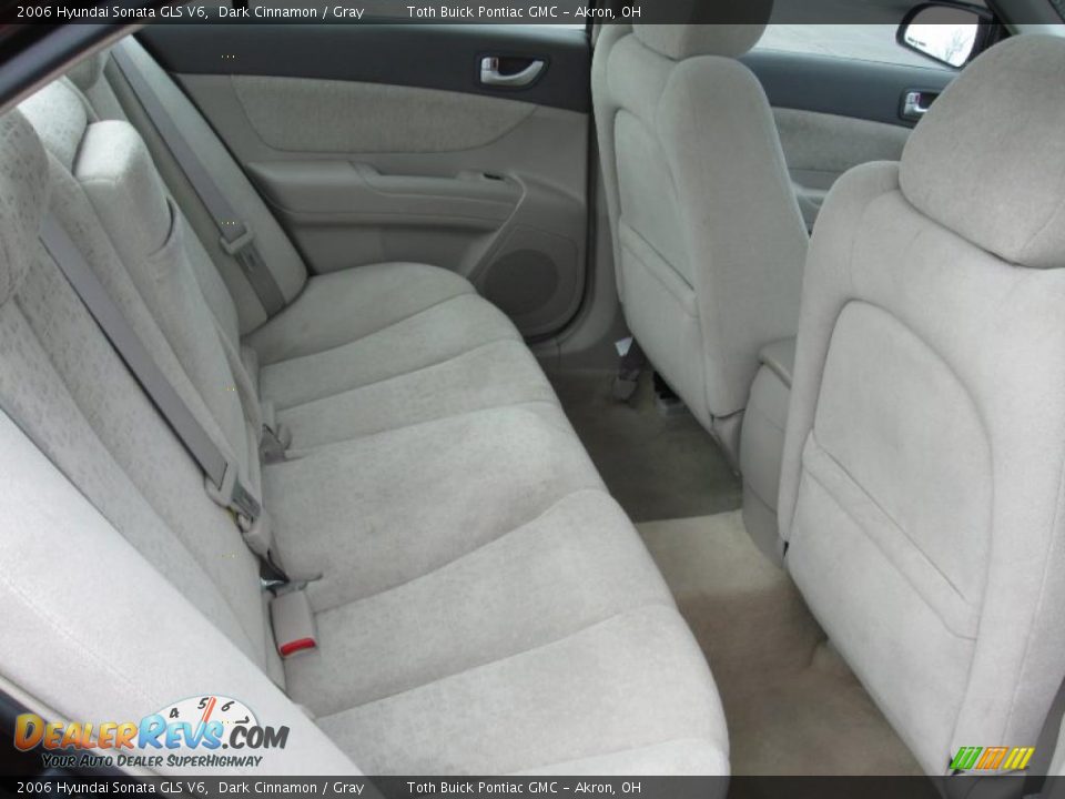 2006 Hyundai Sonata GLS V6 Dark Cinnamon / Gray Photo #18