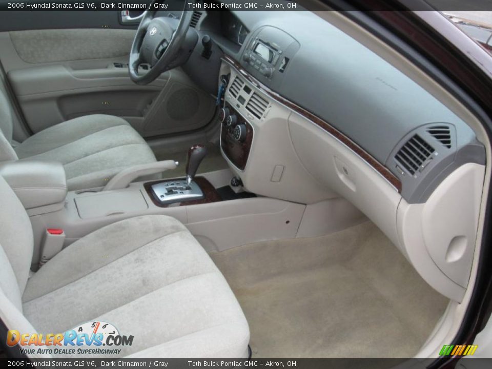 2006 Hyundai Sonata GLS V6 Dark Cinnamon / Gray Photo #19