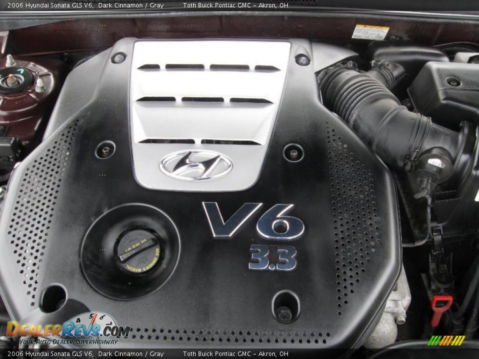 2006 Hyundai Sonata GLS V6 Dark Cinnamon / Gray Photo #20