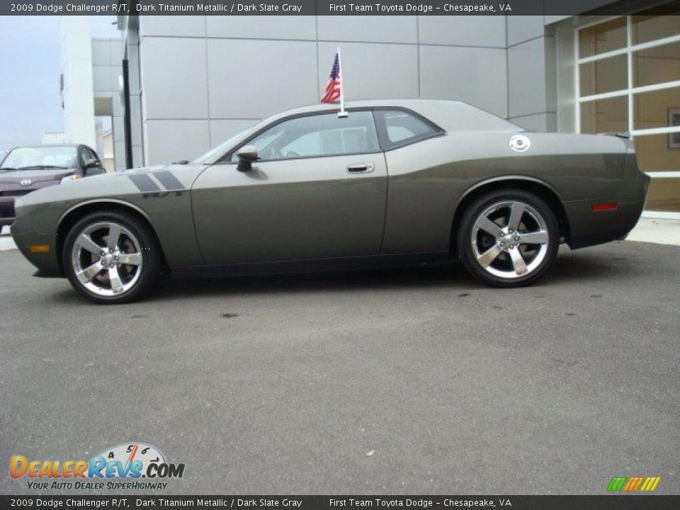 2009 Dodge Challenger R/T Dark Titanium Metallic / Dark Slate Gray Photo #3