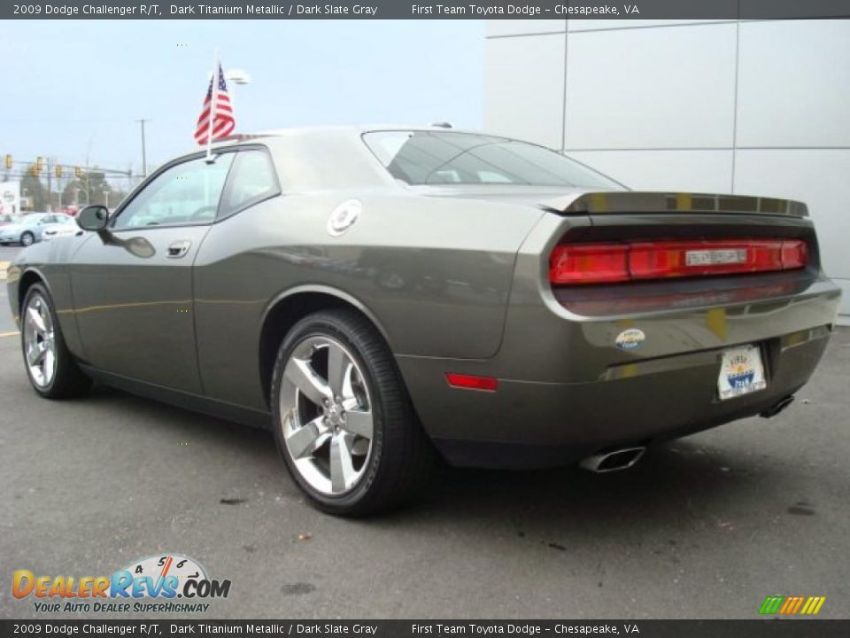 2009 Dodge Challenger R/T Dark Titanium Metallic / Dark Slate Gray Photo #4