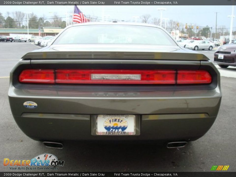 2009 Dodge Challenger R/T Dark Titanium Metallic / Dark Slate Gray Photo #5