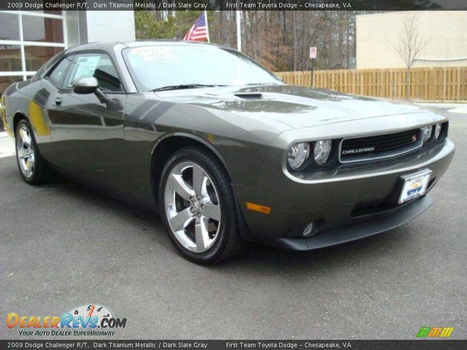 2009 Dodge Challenger R/T Dark Titanium Metallic / Dark Slate Gray Photo #8