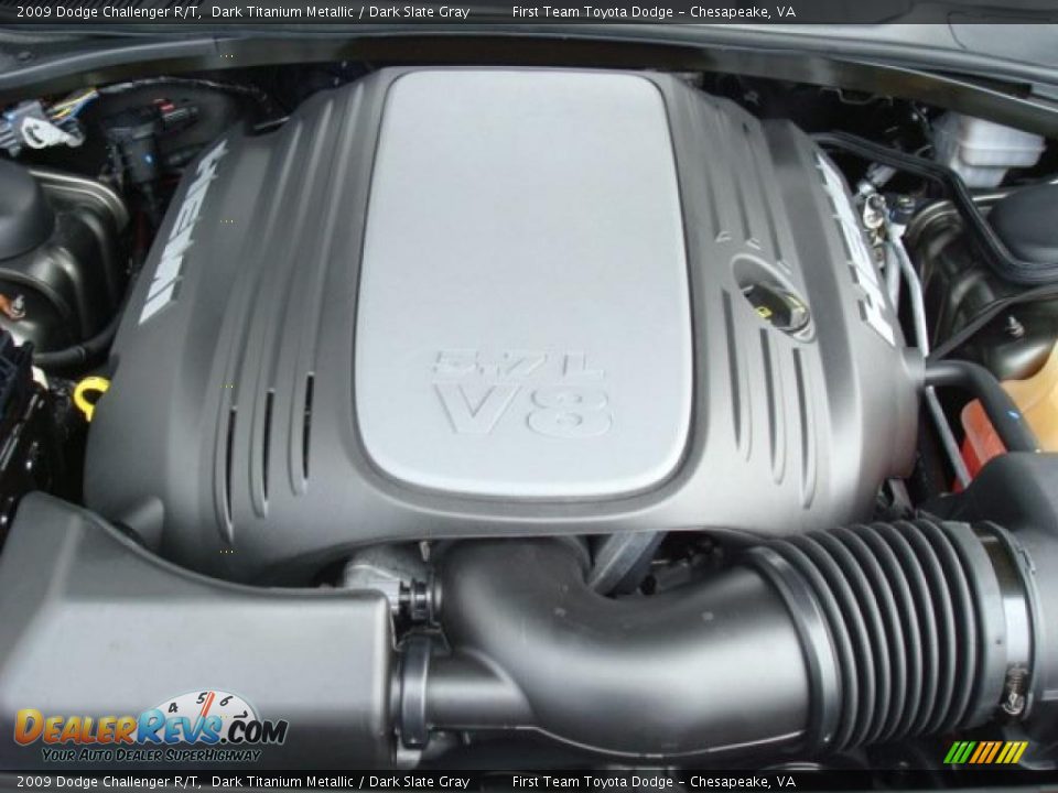 2009 Dodge Challenger R/T Dark Titanium Metallic / Dark Slate Gray Photo #26