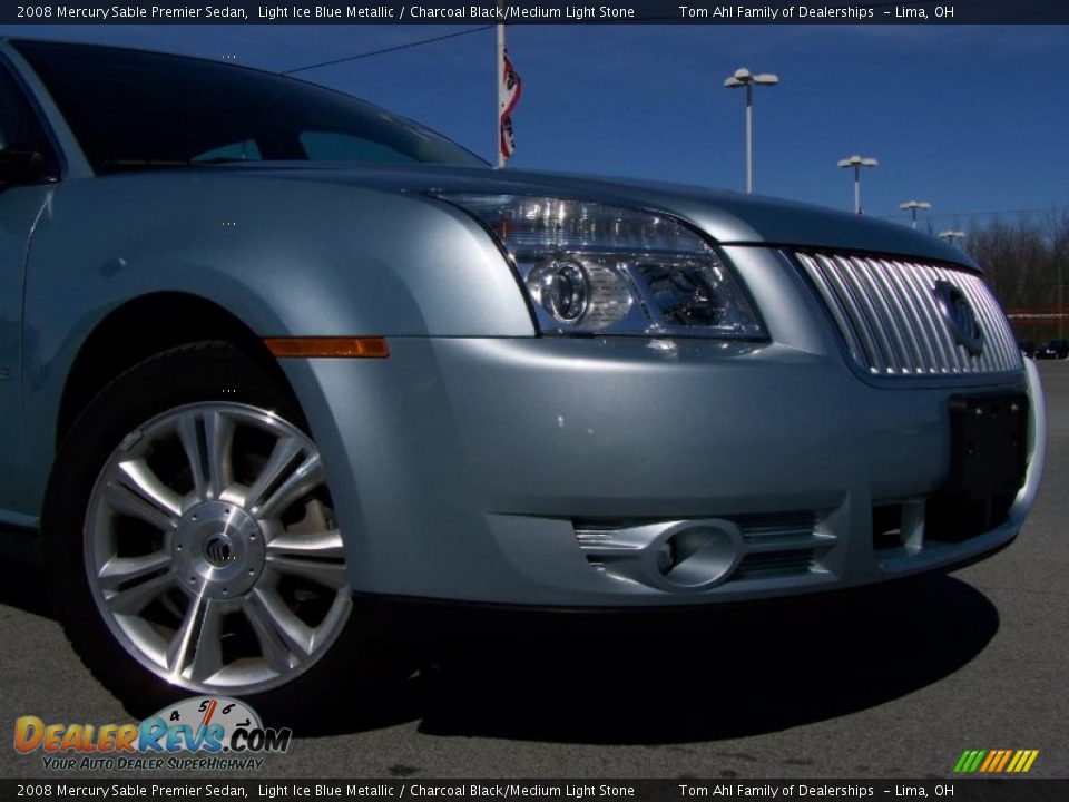 2008 Mercury Sable Premier Sedan Light Ice Blue Metallic / Charcoal Black/Medium Light Stone Photo #2