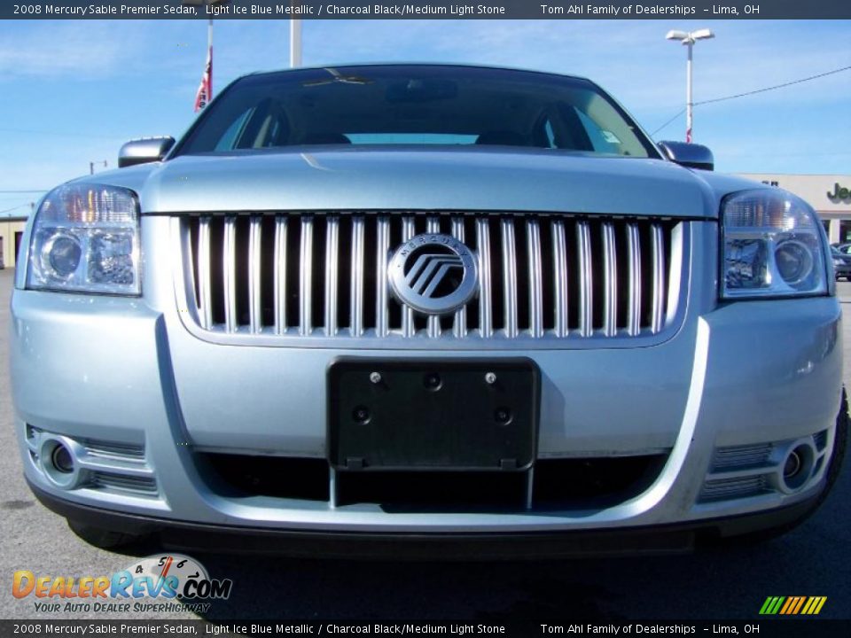 2008 Mercury Sable Premier Sedan Light Ice Blue Metallic / Charcoal Black/Medium Light Stone Photo #3